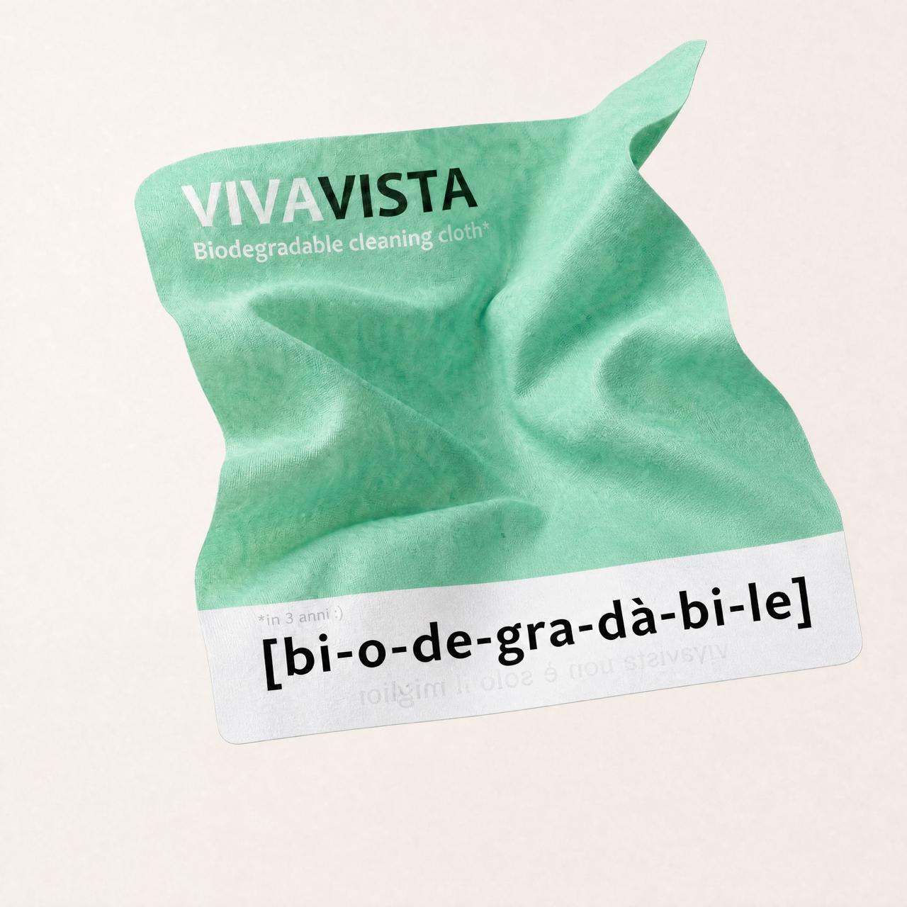 Panno VivaVista biodegradabile in microfibra, vista ravvicinata